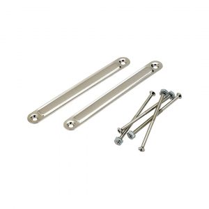 Pure Vintage Large Chassis Straps, (2), Nickel