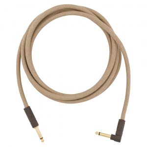 Festival Instrument Cable, Straight/Angle, 10', Pure Hemp, Natural