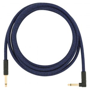 Festival Instrument Cable, Straight/Angle, 10', Pure Hemp, Blue Dream