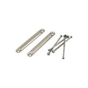 Pure Vintage Medium Chassis Straps, (2), Nickel