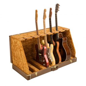 Fender® Classic Series Case Stand - 7 Guitar, Brown