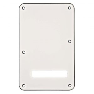 Backplate, Stratocaster®, White (W/B/W), 3-Ply