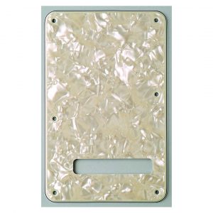 Backplate, Stratocaster®, Aged White Moto, 4-Ply
