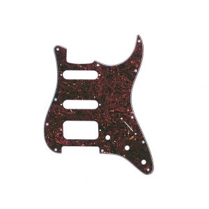 Pickguard, Stratocaster® H/S/S, 11-Hole Mount, Tortoise Shell, 4-Ply