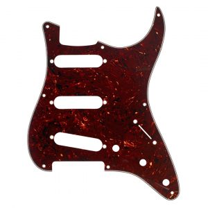Pickguard, Stratocaster® S/S/S, 8-Hole Mount, Tortoise Shell, 4-Ply