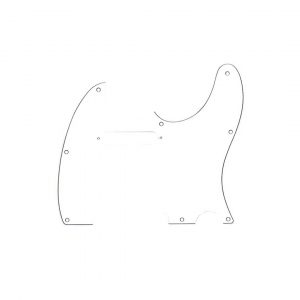 Pickguard, Telecaster®, 8-Hole Mount, White, 3-Ply