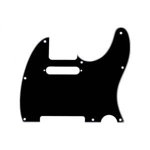 Pickguard, Telecaster®, 8-Hole Mount, Black, 3-Ply