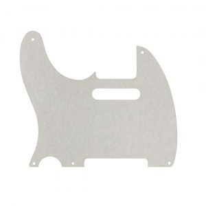 Waylon Jennings Leather Telecaster Pickguard, White
