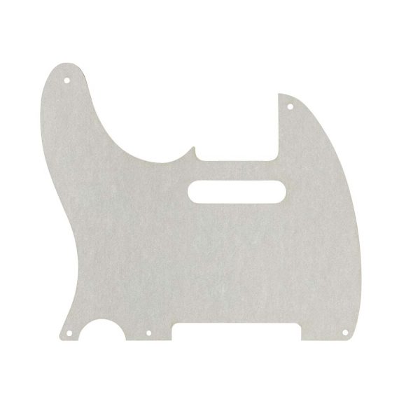 Waylon Jennings Leather Telecaster Pickguard, White