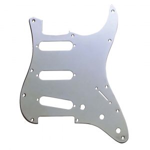 Pickguard, Stratocaster® S/S/S, 11-Hole Mount, Chrome-Plated, 1-Ply