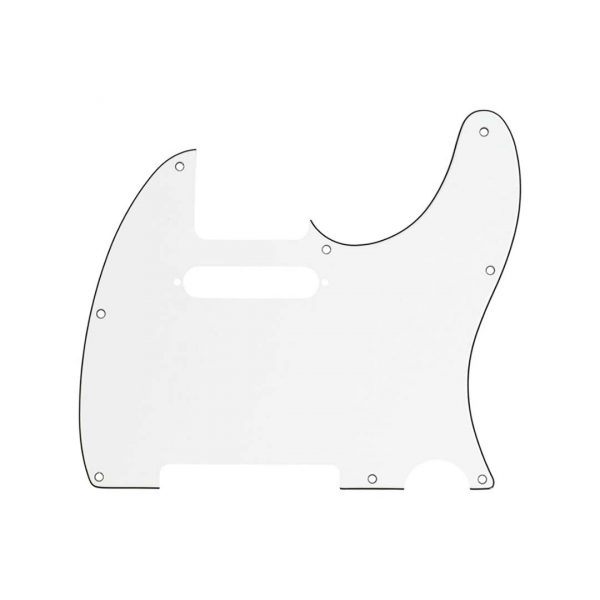 Pickguard, Telecaster®, 8-Hole Mount, Parchment, 3-Ply