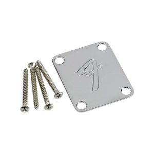 4-Bolt Vintage-Style Neck Plate "F" (Chrome)