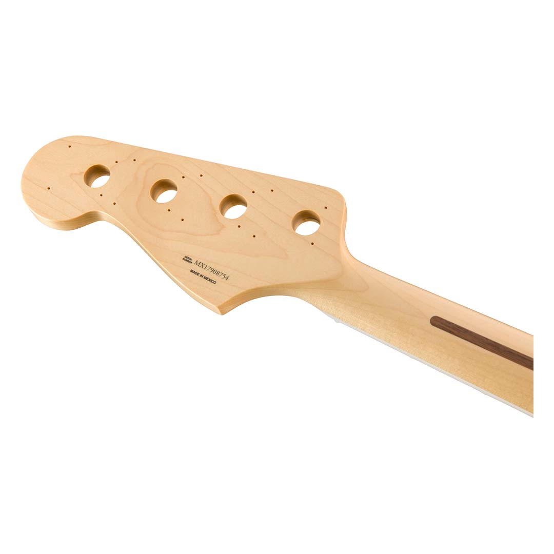 Classic Series 70's Jazz Bass® Neck, 20 Medium Jumbo Frets, Block Inlay, Pau Ferro - Image 3