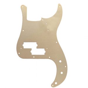 Pickguard, '57 Precision Bass®, 10-Hole Mount, Gold Anodized, 1-Ply