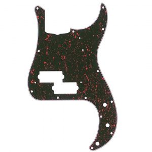 Pickguard, Precision Bass® (with Truss Rod Notch), 13-Hole Vintage Mount, Tortoise Shell, 4-Ply
