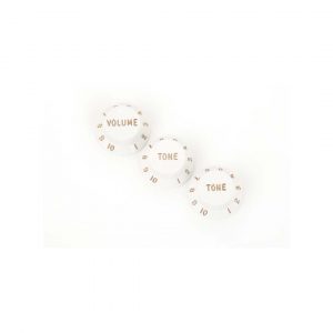 Stratocaster�� Knobs, White (Volume, Tone, Tone) (3)