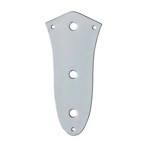 American Vintage '62 Jazz Bass® Control Plate, Chrome (3-Hole)