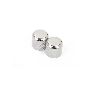 Telecaster®/Precision Bass® Dome Knobs (Chome) (2)