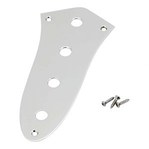 Jazz Bass® Control Plate, 4-Hole (Chrome)