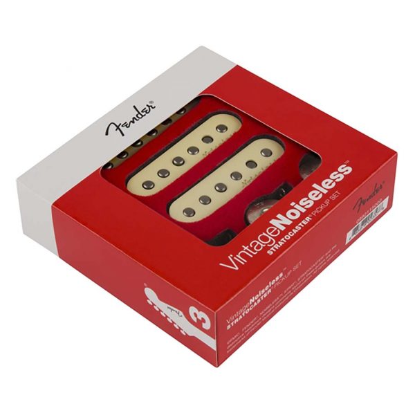 Vintage Noiseless™ Strat® Pickups, (3), Aged White - Image 2