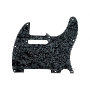 Pickguard, Telecaster®, 8-Hole Mount, Black Pearl, 4-Ply