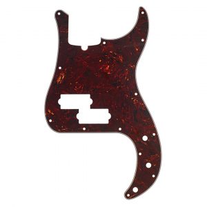 Pickguard, Precision Bass®, 13-Hole Mount (with Truss Rod Notch), Tortoise Shell, 4-Ply