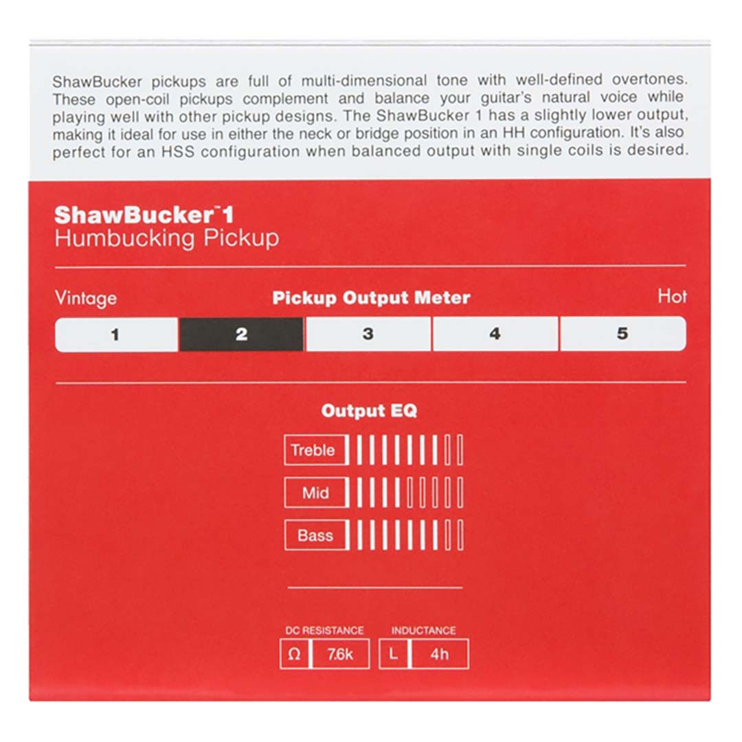 ShawBucker™ 1 Pickup, Zebra - Image 5