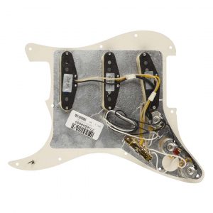 Pre-Wired Strat® Pickguard, Custom Shop Fat 50's SSS, Tortoise Shell 11 Hole PG