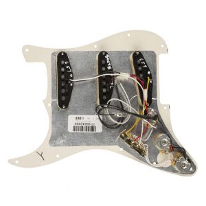 Pre-Wired Strat Pickguard, Tex-Mex SSS, Tortoise Shell 11 Hole PG