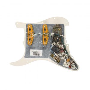 Pre-Wired Strat Pickguard, Shawbucker Bridge/Gen 4 Noiseless Neck/Middle HSS, Tortoise Shell 11 Hole PG