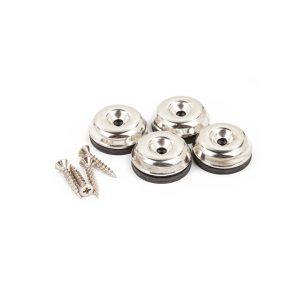 Pure Vintage Sphinx Glides, (4), Nickel
