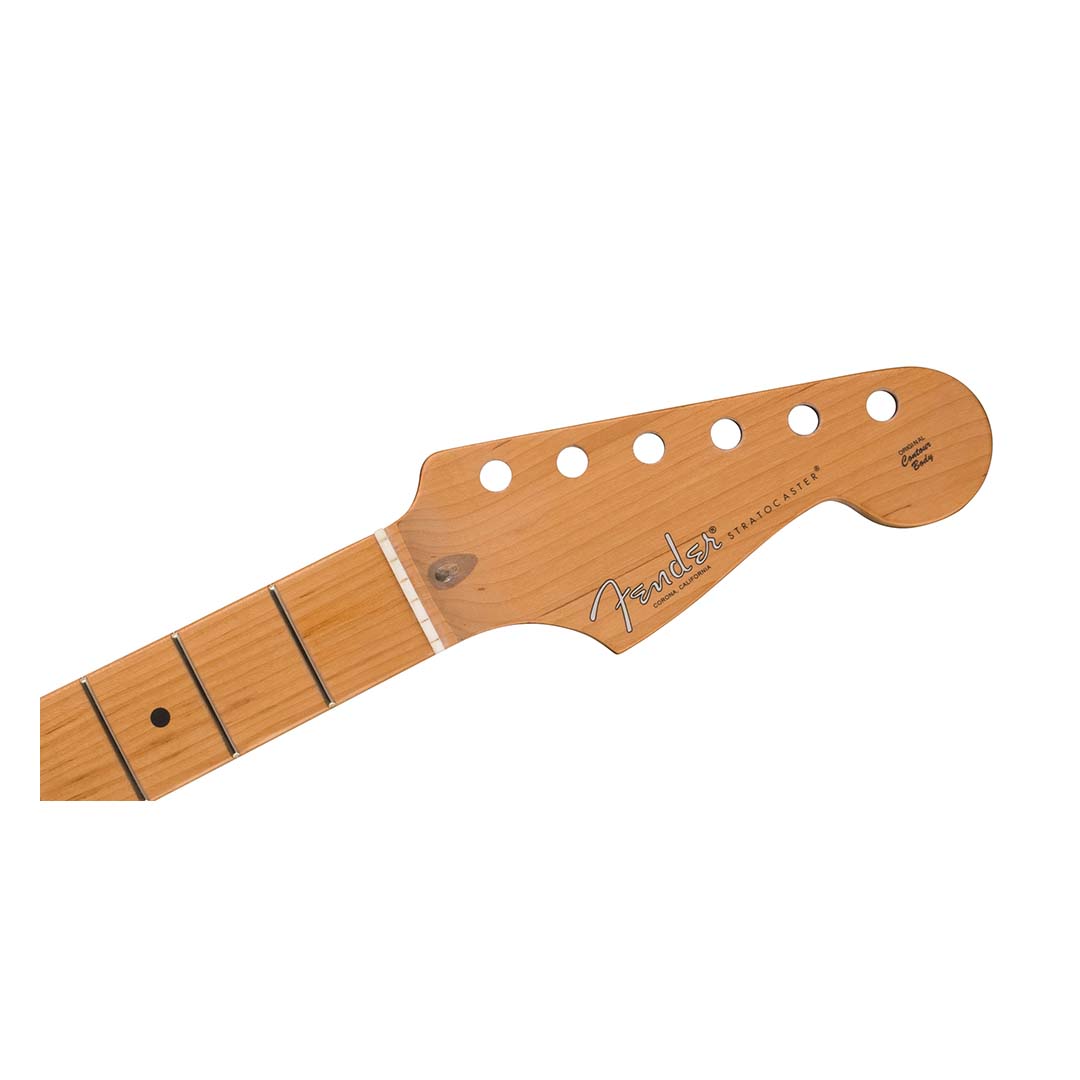 American Pro II Strat Neck, 22 Narrow Tall Frets, 9.5", Roasted Maple - Image 2