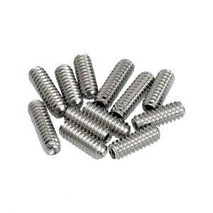 American Vintage Stratocaster®/Telecaster® Bridge Saddle Height Adjustment Screws (12) (Nickel)