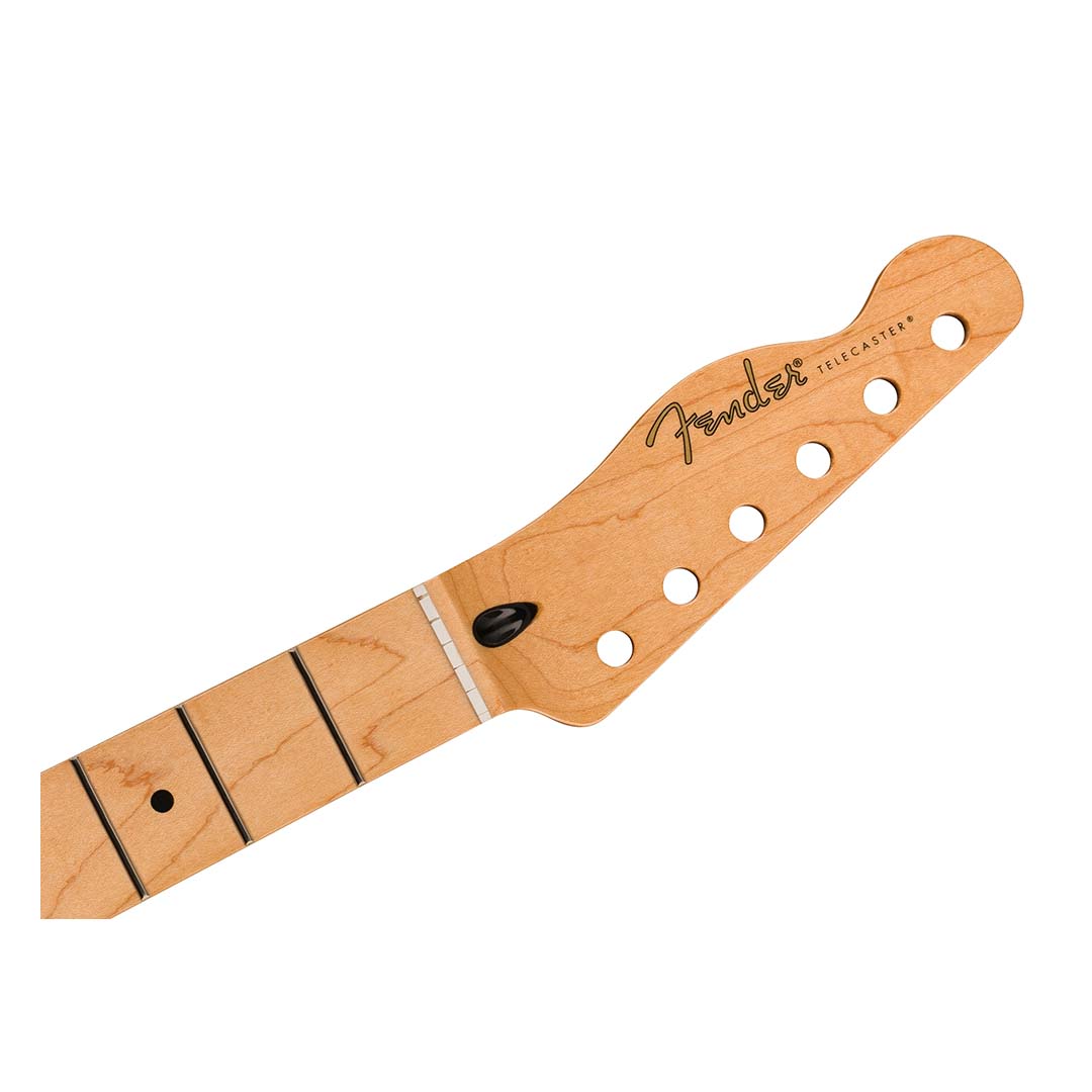 Player Series Telecaster® Reverse Headstock Neck, 22 Medium Jumbo Frets, Maple, 9.5", Modern "C" - Image 2