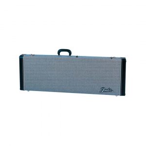 G&G Deluxe Strat®/Tele® Hardshell Case, Black Tweed with Black Interior