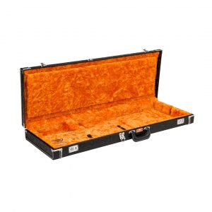 Waylon Jennings Strat/Tele Case, Black Tooled Leather