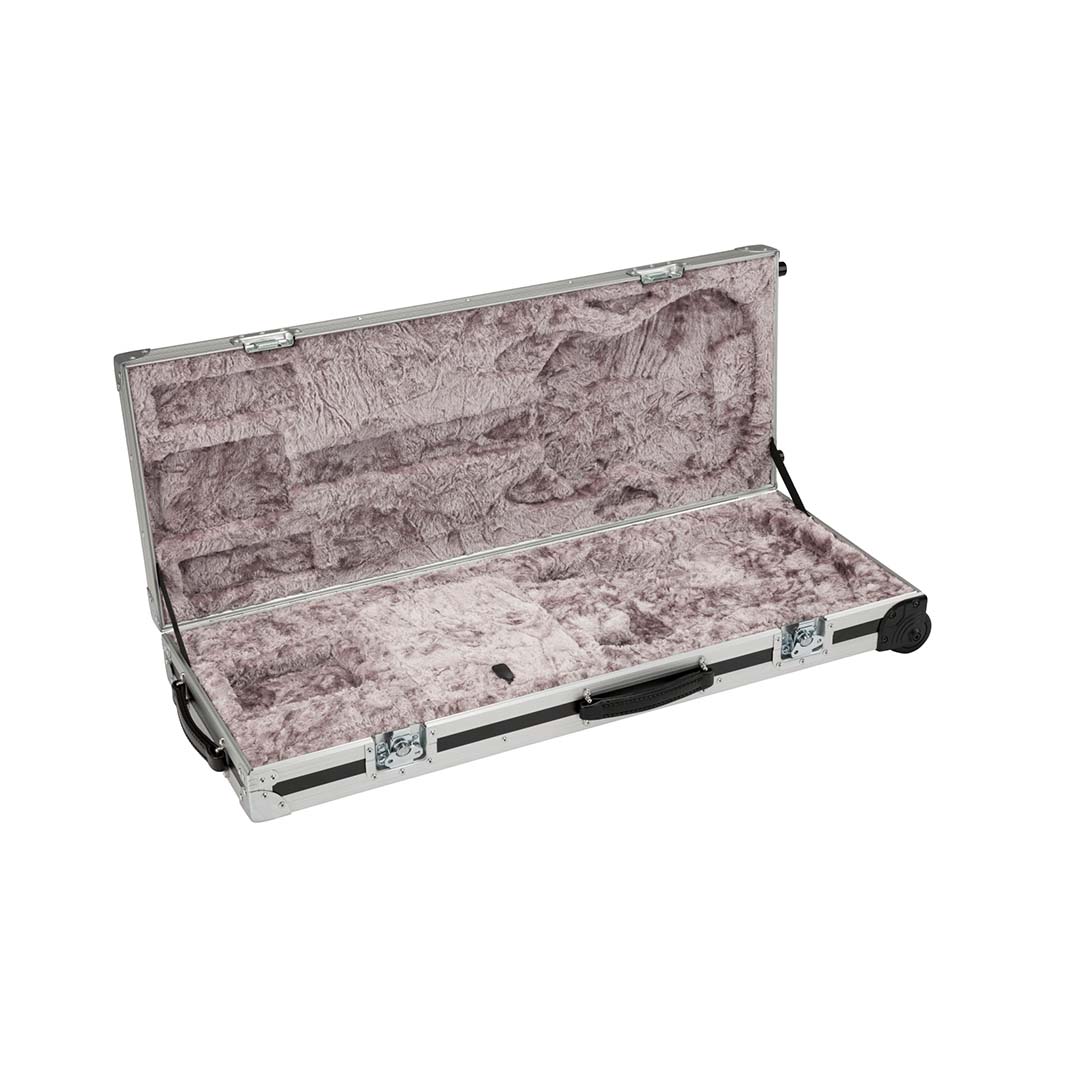 CEO Flight Case with Wheels, Black and Silver - Image 2