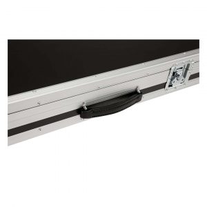 CEO Flight Case with Wheels, Black and Silver