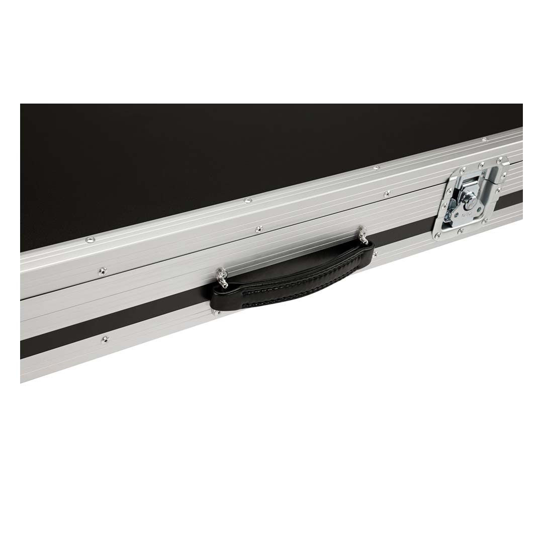 CEO Flight Case with Wheels, Black and Silver