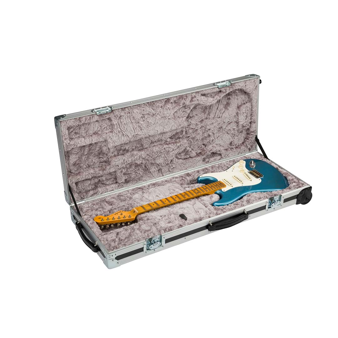 CEO Flight Case with Wheels, Black and Silver - Image 7