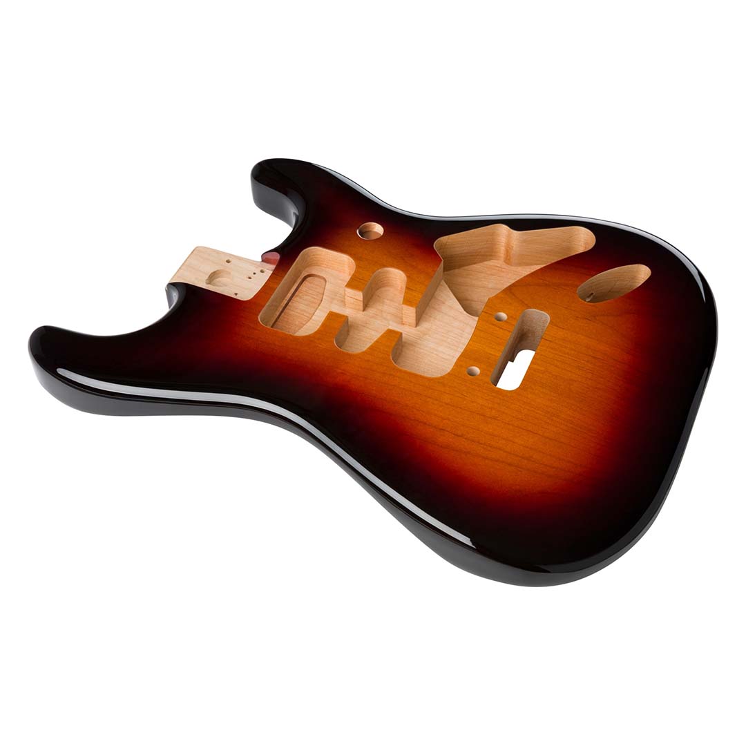 Deluxe Series Stratocaster® HSH, Alder Body, 2-Point Bridge Mount, 3-Color Sunburst - Image 2