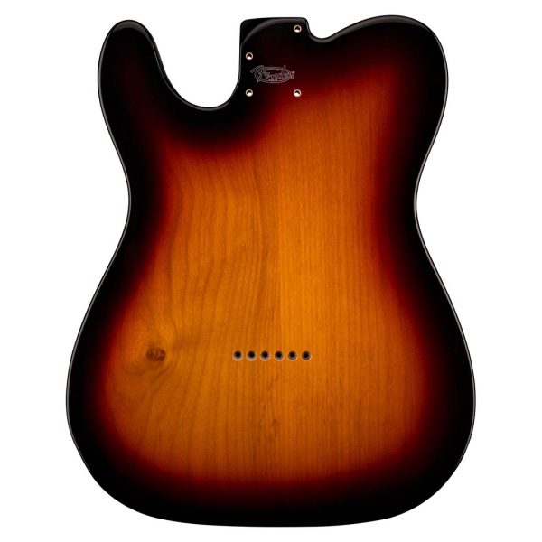 Deluxe Series Telecaster® SSH Alder Body Modern Bridge Mount, 3-Color Sunburst - Image 3
