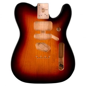 Deluxe Series Telecaster® SSH Alder Body Modern Bridge Mount, 3-Color Sunburst