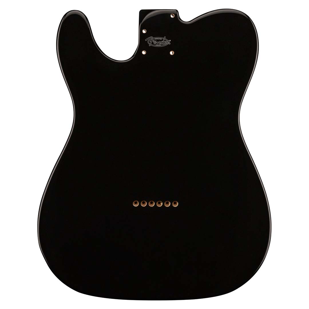 Deluxe Series Telecaster® SSH Alder Body Modern Bridge Mount, Black - Image 3