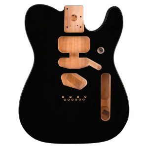 Deluxe Series Telecaster® SSH Alder Body Modern Bridge Mount, Black