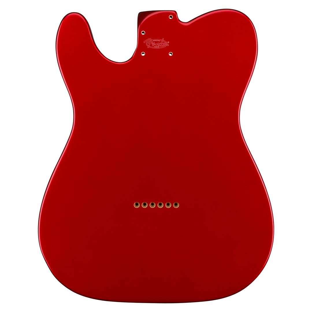 Deluxe Series Telecaster® SSH Alder Body Modern Bridge Mount, Candy Apple Red - Image 3