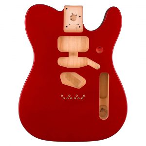 Deluxe Series Telecaster® SSH Alder Body Modern Bridge Mount, Candy Apple Red