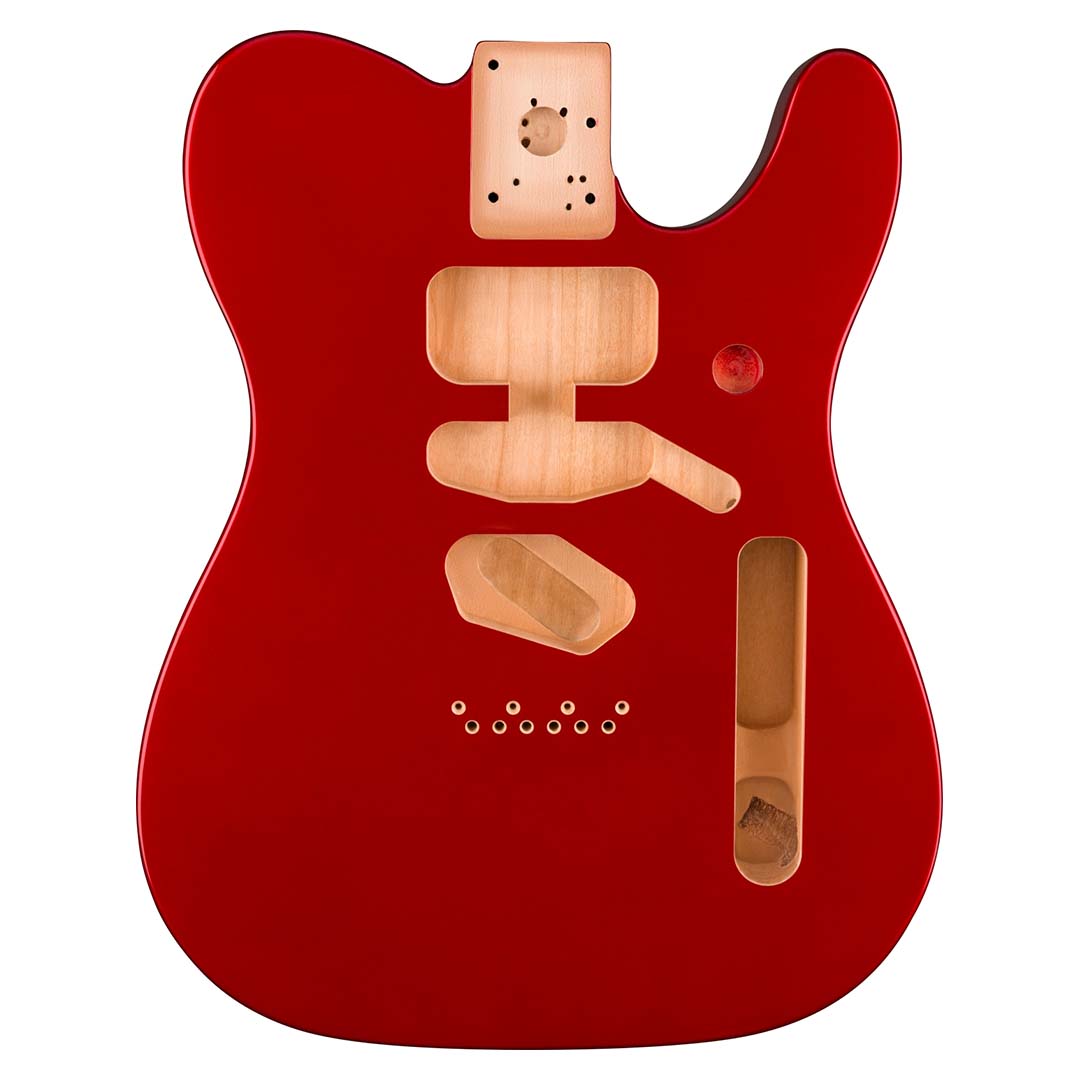 Deluxe Series Telecaster® SSH Alder Body Modern Bridge Mount, Candy Apple Red