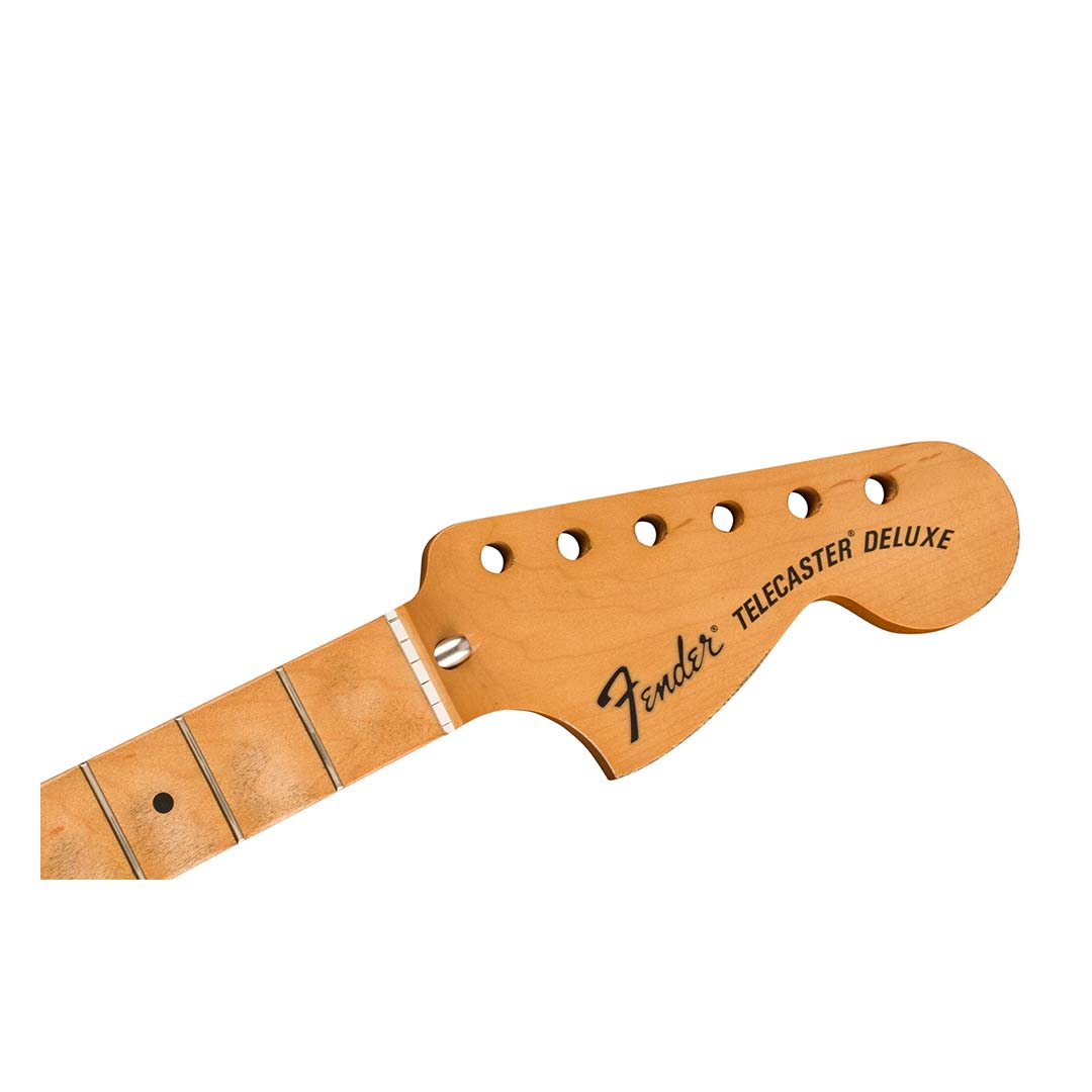 Road Worn® '70's Telecaster® Deluxe Neck, 21 Medium Jumbo Frets, Maple, "C" Shape - Image 2