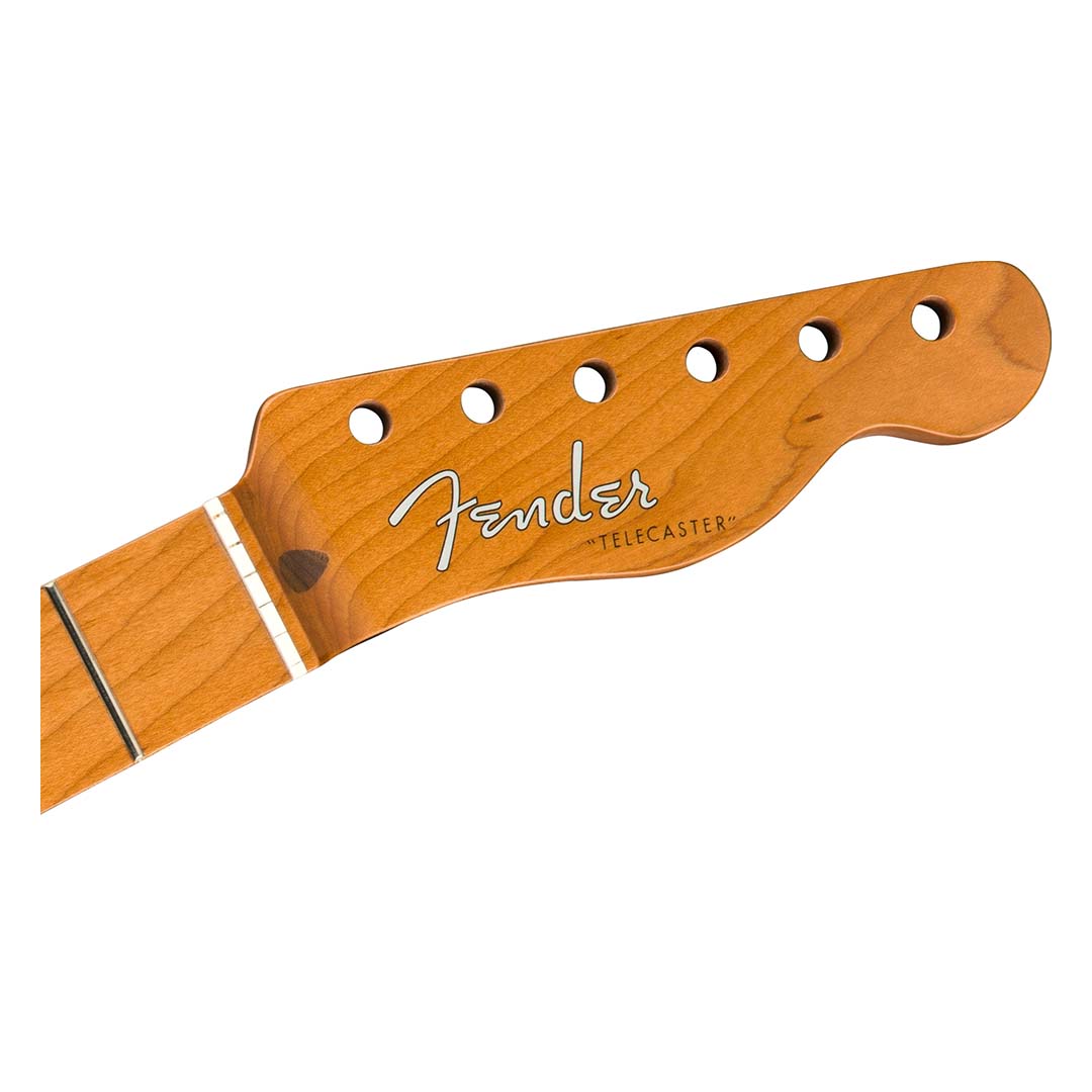 Roasted Maple Vintera® Mod '50's Telecaster® Neck, 21 Medium Jumbo Frets, 9.5", "V" Shape - Image 2